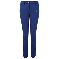 Cotton Stretch Zip Pocket Trousers (Cobalt / 10)