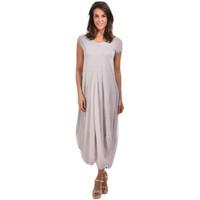 colour 5 power dress malaga womens long dress in grey