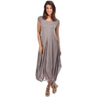 colour 5 power dress vigo womens long dress in grey