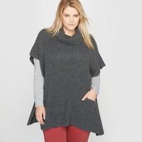 Cowl Neck Poncho Jumper