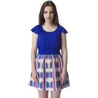 compania fantastica dress ethnic womens dress in blue