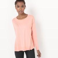 Cotton/Silk Crew Neck Jumper