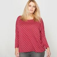 Cotton and Modal Long-Sleeved Oversize T-Shirt