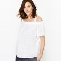 Cold Shoulder Maternity Blouse