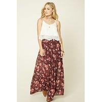 Contemporary Floral Maxi Skirt