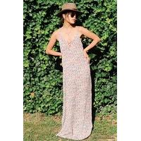 Contemporary Floral Maxi Dress