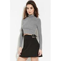 Contemporary Buckled A-Line Skirt