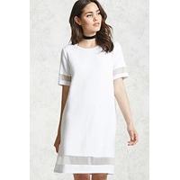 Contemporary Mesh-Cutout Dress