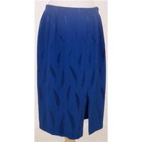 Country Casuals size 16 blue calf length skirt