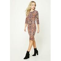 Contemporary Ornate Print Dress