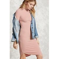 Contemporary Ribbed Knit Dress