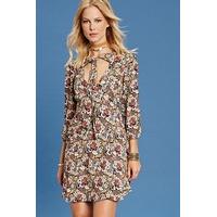 Contemporary Floral Print Dress