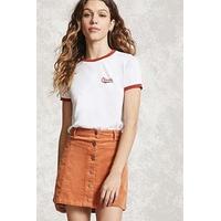 Corduroy Mini Skirt