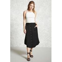 Contemporary Button Front Skirt