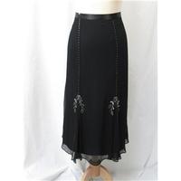 country casuals size 18 black calf length skirt