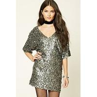 contemporary sequin mini dress