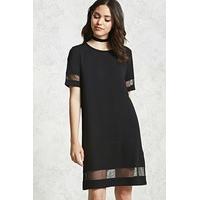 Contemporary Mesh-Cutout Dress