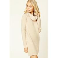 cowl neck jumper dress