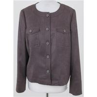 country casuals petite size 16 dark mauve casual jacket