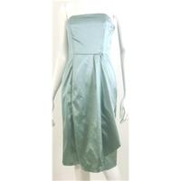 Coast Size 8 Aqua Strapless Formal Dress