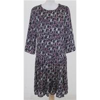 cotswold size 14 purple and navy dress