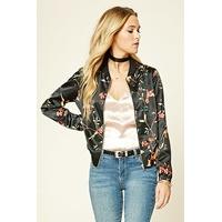 Contemporary Bird Print Jacket