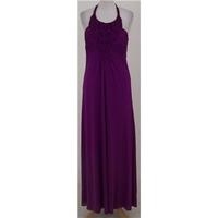 Coast, size 14 purple halter-neck dress