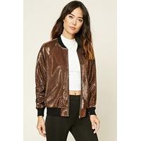 contemporary metallic bomber