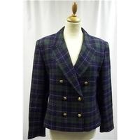 country casuals size 14 green and blue tartan jacket