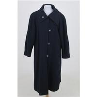 Cora, Size L Navy Blue Overcoat