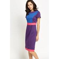 Colour Block Pencil Dress