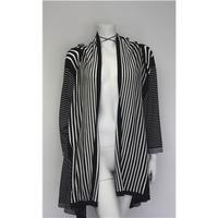 Country Casuals Size XL Long Blue Striped Cardigan Country Casuals - Size: XL - Blue - Cardigan