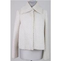 Coast Size: 8 Cream Short Woven Jacket