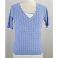 country casuals size m light blue jumper