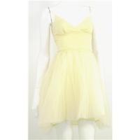 cos size s pale yellow summer dress