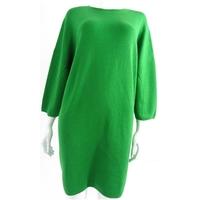 COS Size M High Quality Soft and Luxurious Pure Wool Green Over Sized Jumper Dress