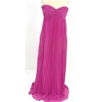 Coast Size 14 Shocking Pink Strapless Evening Gown