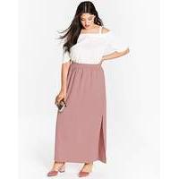 Column Maxi Skirt with Side Split