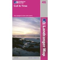 Coll & Tiree - OS Landranger Map Sheet Number 46