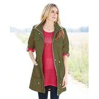 Contrast Colour Parka