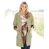 Contrast Colour Parka