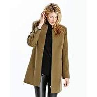 Collarless Coat