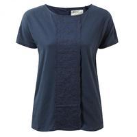 Connie Short Sleeved Top Soft Navy