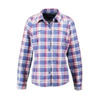 Columbia Silver Ridge Plaid LS Shirt Women bluebell mid scale dobby