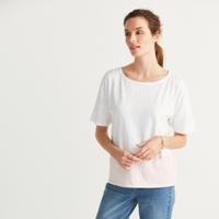 Cotton Slub Colour Block T-Shirt