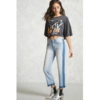 Colorblock Boyfriend Jeans