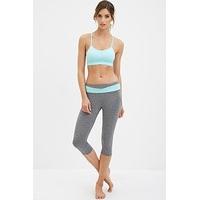 Colorblock Yoga Capri Leggings