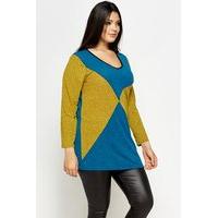 Contrast Bold Long Sleeve Top