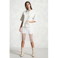 Combo Mesh Hooded Tunic