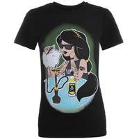 Cosmic Print T Shirt Ladies